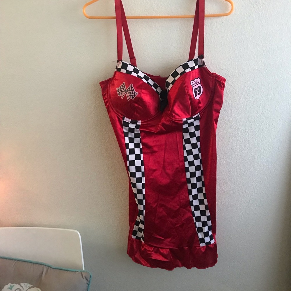 Sexy Race Car Costume Dress